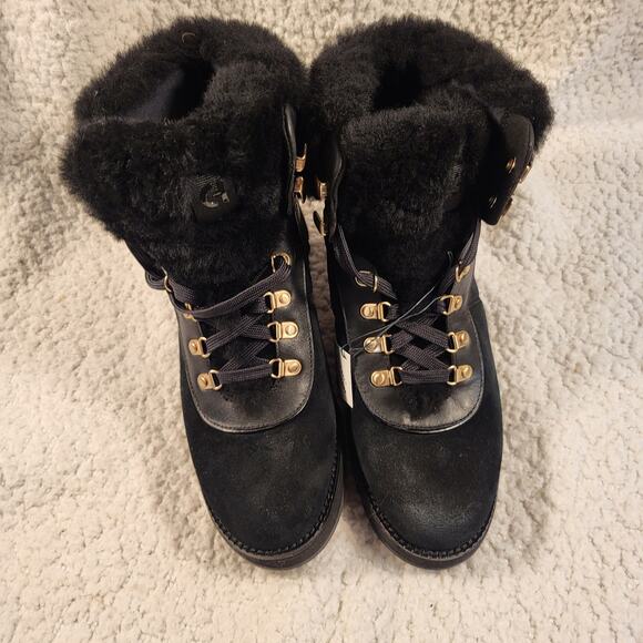 NEW Cole Haan Zerogrand Explore Upstate Hiker Waterproof Leather Booties sz 8B - Picture 2 of 9